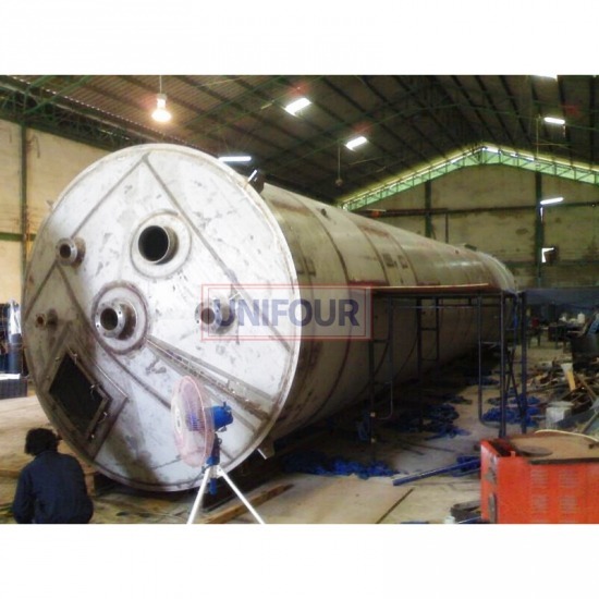 รับสร้างถังอุตสาหกรรม งานเดินระบบท่อ - ยูนิโฟร์ - รับผลิต Fabrication silo tank