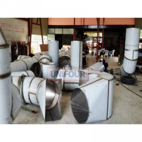 รับสร้างถังอุตสาหกรรม งานเดินระบบท่อ - ยูนิโฟร์ - รับติดตั้งงานเดินท่อแอร์ Duct